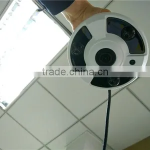 Roof Mount Indoor Use 360 Degree Fisheye Panoramic HD 1080P IP Camera Equipped With 1.7MM Lens and 1/2inch Sony CCD Sensor thumbnail-1
