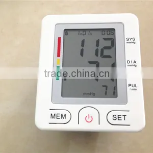 Android IOS APP Smartphone Control Automatic Inflating Wrist Watch Bluetooth Blood Pressure Monitor With Testing Heart Beat Rate thumbnail-2