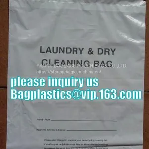 DRY CLEANING GARMENT BAG COVER, SANITARY LAUNDRY BAG, HOTEL, LAUNDRY STORE, CLEANING SUPPLIES,HANGER BAG thumbnail-3