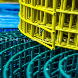 Coated PVC Vinyl Welded Wire Mesh Weldedwiremesh Chickenwirenetting Wire Lobster Traps Netting Poultry Fence Poultrymesh Welded Wire Black Wire Black Welded Weldwire thumbnail-2