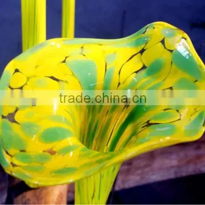 Handmade Murano Glass Lotus for Pond Decor thumbnail-3