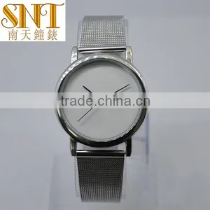 Men Watch Personalized Sublimation Blank Watch Stainless Steel Mesh Band Watch thumbnail-2
