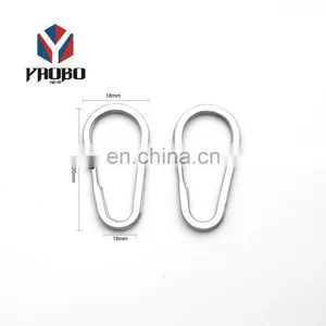 Profession Custom Blank Split Key Ring Hook Plain Metal Brass Shaped Key Chain Jewelry Key Rings Bulk thumbnail-1