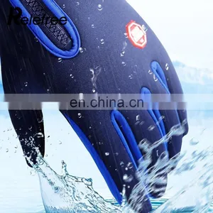 Wholesale Waterproof Neoprene Gloves With Fingers Touchscreen Neoprene Diving Gloves thumbnail-3