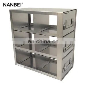Upright Medical Refrigerator Freezer Rack for 2 Inch Cryoboxes thumbnail-5