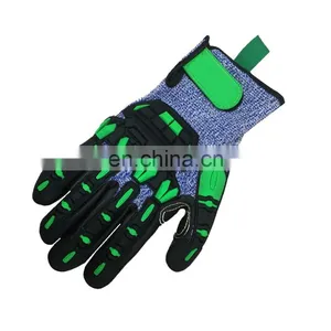 High Performance TPR Impact Mechanical Anti Cut Gloves thumbnail-1