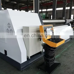 Plate Bending Press Rollers W12 CNC Four Roller Bending Rolling Machine for Steel Sheet Plate Processing thumbnail-5