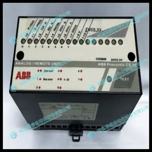 ABB ICSE08A6 Analog I/O Remote Unit Module thumbnail-1
