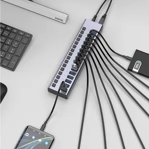 16-port USB3.0 HUB USB-B to USB-A Hub thumbnail-3