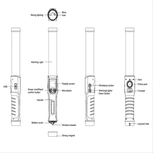 Digital Breath Alcohol Wand Tester SA02 thumbnail-2