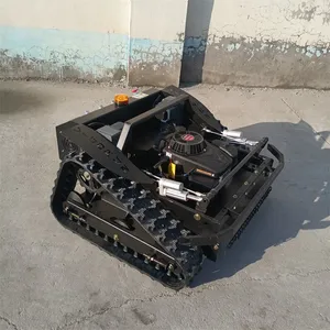 Remote Controlled Mower, China Radio Controlled Lawn Mower Price, Remote Control Grass Cutter for Sale thumbnail-1