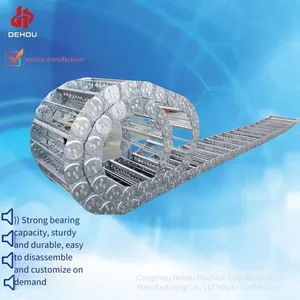 Steel and Aluminum Drag Chains for Mechanical Conveyance, Metal Tank Chains thumbnail-3
