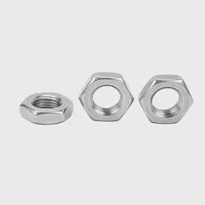 Customized Size GB ANSI Standard Black Finish Hexagonal DIN 439 GB 6172 Hex Thin Nut thumbnail-5
