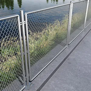 Factory Direct Sales of Temporary Wrought Iron Fencing and Scaffolding, Suitable for Public Events, Easy to Assemble, Hot-dip Galvanized thumbnail-5