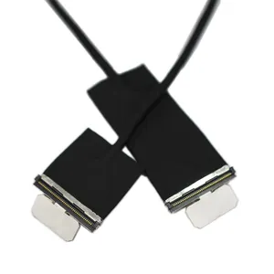 Micro Coax LVDS Cable 42AWG 30 Pin 0.5mm 100mm Cable Saaembly for Embedded Display Drone thumbnail-3