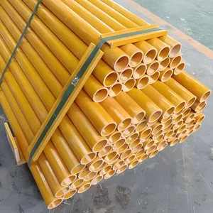 Fiberglass Pultruded Profiles Flexural Modulus 35 GPa Standard Compliant for Trusses thumbnail-5