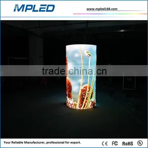 Round Shape/curved Shape/arc Shape Indoor Folded Video Wall Bend to Any Shape thumbnail-1