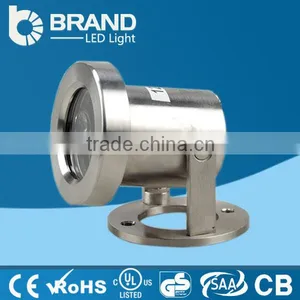 IP68 Waterproof 316 Stainless Steel Underwater LED Spotlight,3W LED Underwater Light thumbnail-1