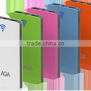 AGA Smart 10000mAh Power Bank for Iphone | Portable Small USB Lithium Battery Charger | Mini Power Supply for Digital Devices thumbnail-3