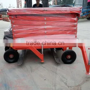 4-16m 300-1000kgs Electric Motor Lift Drive / Actuation and Scissor Lift Lift Mechanism Electric Scissor Lift thumbnail-2