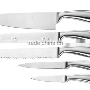 430 S/S HANDLE STAINLESS STEEL 6PCS KITCHEN KNIFE SET thumbnail-2