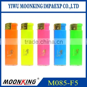 Plastic Cigarette Gas Lighter ,refillable Windproof Lighter With Custom Logo Printing thumbnail-1