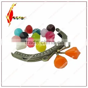 New Flower Resin Clutch Purse Frame thumbnail-1