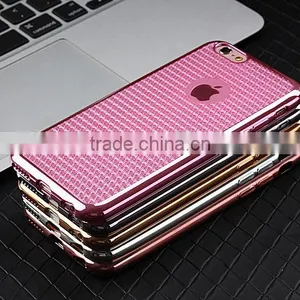 Luxury Clear Electroplating TPU Silicone Gel Soft Case For Apple IPhone 6S / IPhone 6S Plus thumbnail-5