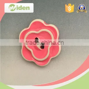 Customer Designs Are Welcomed Flower Shape Resin Buttton thumbnail-1