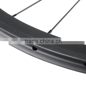 2016 High Grade Carbon Road Bike Wheels 700C 38mm Tubular Disc Brake Wheel Cyclocross Carbon Wheels thumbnail-3