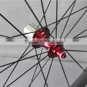 Carbon Road Bike Clincher /tubular Wheel Set Chinese Road Bike Wheel Set 50C thumbnail-6