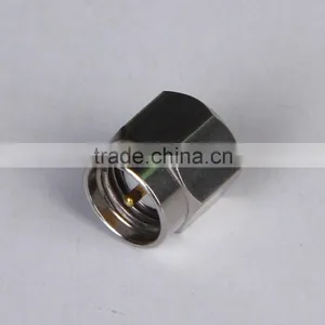 Type SMA Male Jack to IPEX Male Jack Straight RF Connector Adapter Brass thumbnail-3