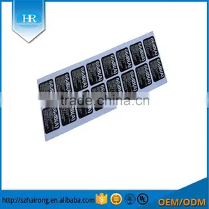High Quality Glossy Lamaniation Silk Screen Printing Covering Film Packing Labels thumbnail-3