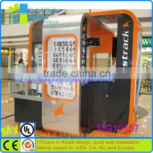 China Furniture Display Eyewear Store Modern Glass Sunglass Kiosk Manufacture thumbnail-2