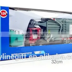 High Quality 1:24 Diecast Models Truck Materal Transporter thumbnail-6