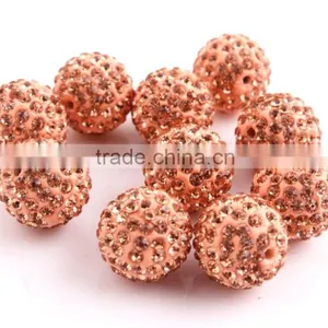 Champagne Color 8mm to 20mm AAA Quality Wholesales Clay Crystal Rhinestone Beads for Necklace Bracelet Jewelry Fashion Chunky thumbnail-1