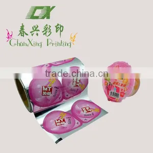 Laminated Sealing Film Roll for Plastic Jelly Cup Lid thumbnail-1