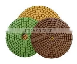 Resin Bonded Sunflower Polish Floor Concrete Wet Dry Diamond Pad thumbnail-3