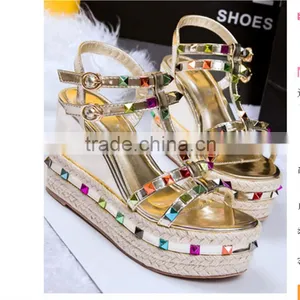 Latest Soft Sole Italian Fashion Women Shoes Summer Sandals 2015 thumbnail-3