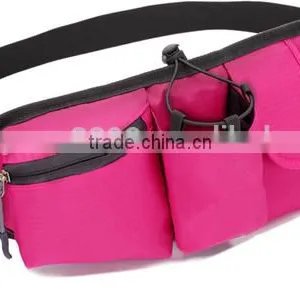 New Large Nylon Waist Hip Fanny Pack Bag Multifunctional Water Resistant Waist Pack With Water Bottle Holder thumbnail-3