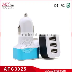 Cheap Price Hot Sales Promotional 12V 2A 3 Ports Mobile Phone Charger for Car thumbnail-1