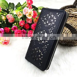 High Quality Wholesale New Fashion Black PU Embossed Women Wallet Famous Designer Brand Wallet thumbnail-5