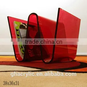 GH-RZ599 Customized Acrylic Magazine Racks/plexiglass Flyer Racks,customized Acrylic Magazine Rack thumbnail-2