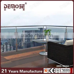 304 316 Stainless and Glass Railing thumbnail-1