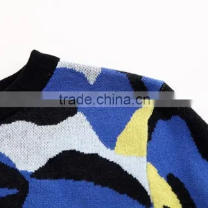 Woman Sweater Round Neck Long Sleeve Newest Fashion Jacquard Pullover thumbnail-3