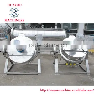 Industry Sanitary Double Jacketed Kettle With Stirrer Stainless Steel Cookware Set thumbnail-3