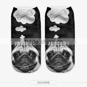 Custom Printed Ankle Sock Colorful High Quality 3d Full Print Colorful Ankle Socks Sports Unisex Custom Hot Sale Stretch Spandex thumbnail-1