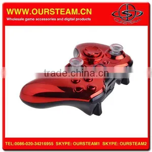Custom Red Controller With LED For XBOX 360 Wireless thumbnail-1