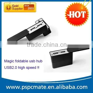 Magic Foldable 4 Port Usb Hub With Customized Logo as Promotional Gift thumbnail-1