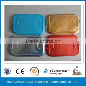 Environmental Rectangular Disposable Airline Aluminum Foil Catering Boxes Aluminium Food Containers Food Catering Containers thumbnail-4